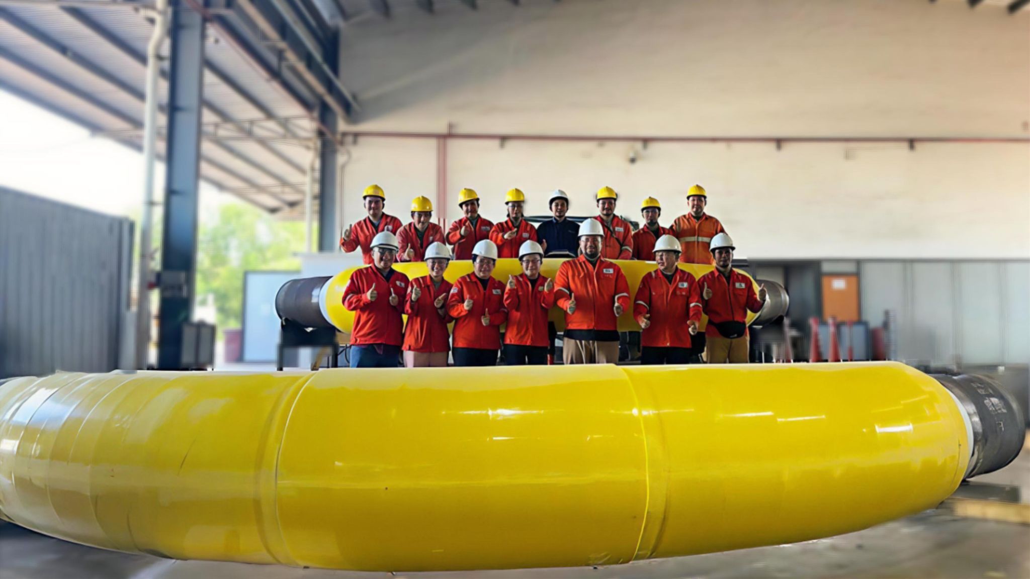 Rosehill team with Flexilon-coated pipeline
